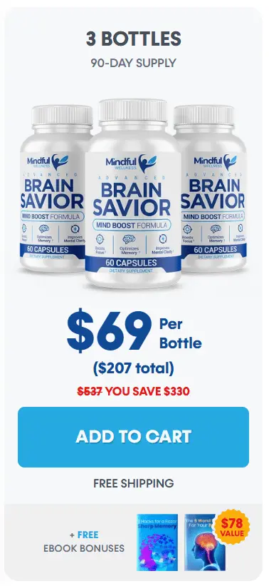 brain savior 3 bottles price